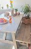 Arles Rustic  Modern Dining Table | CUNA Furniture Makers | Custom Furniture Calgary