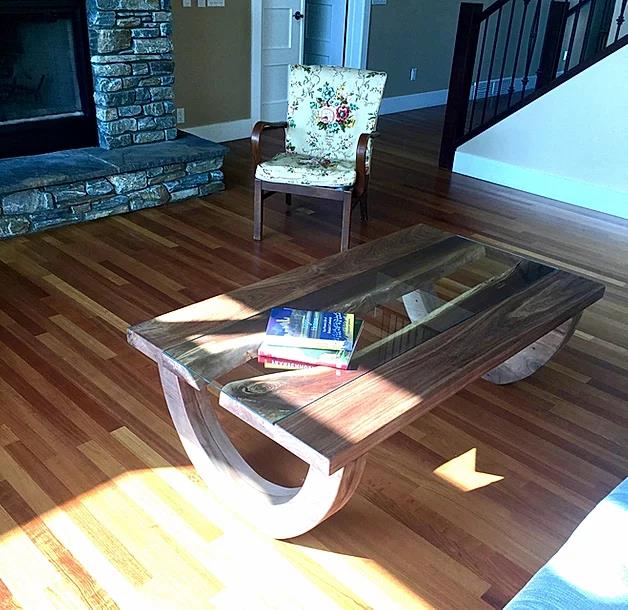 Gades Black Walnut Coffee Table | CUNA Furniture Makers | Custom Furniture