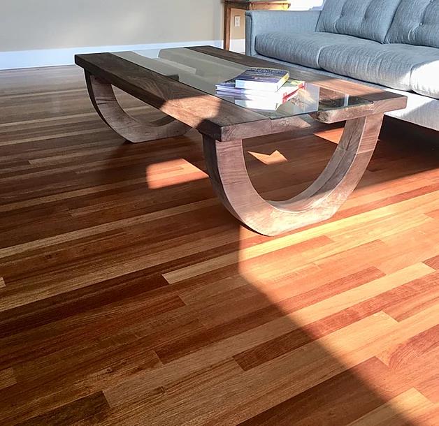 Modern Black Walnut Coffee Table