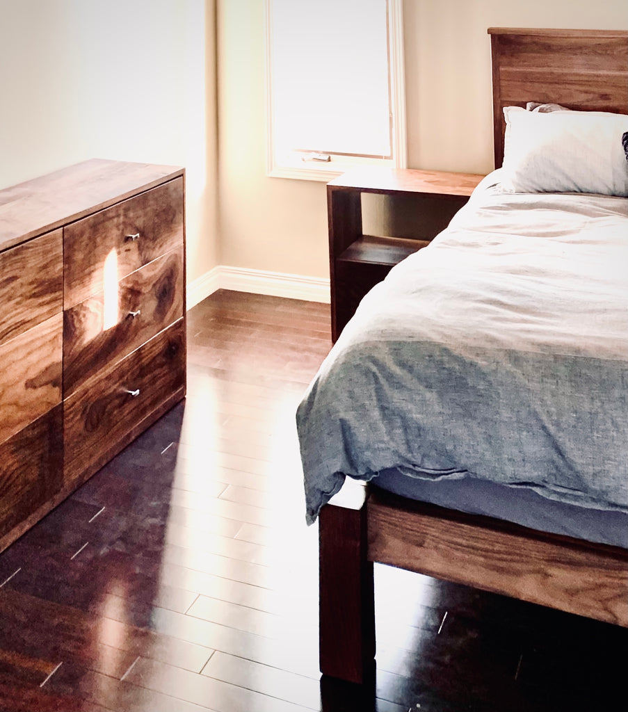 Modern Bedframe | CUNA Furniture Makers | Custom Furniture Alberta